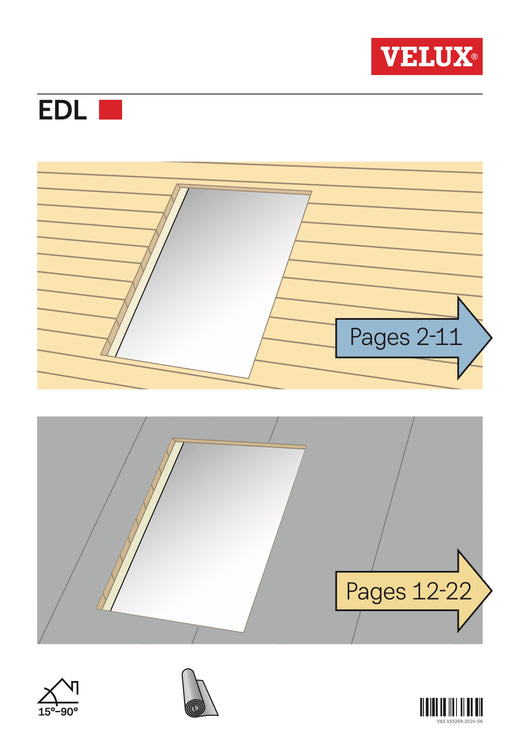 Montageanleitung Velux Eindeckrahmen EDL