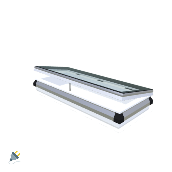 Skylux-iWindow - Opening Flat Roof Window - Complete Set 50x140 cm-1