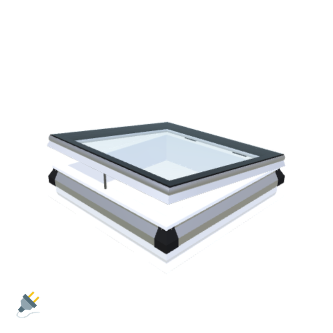 iWindow Flachdachfenster Öffnend – Komplettset 80x80 cm kaufen ...