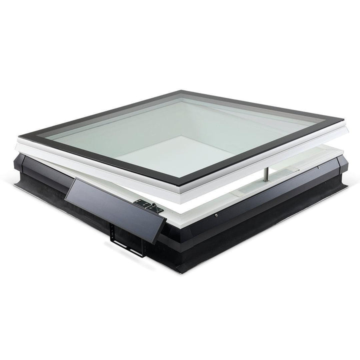 Skylux-iWindow Solar Powered - Opening Flat Roof Window - Complete Set 75x225 cm-2