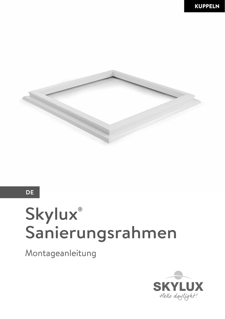 Skylux-Mounting Instructions Adapter Frame-3