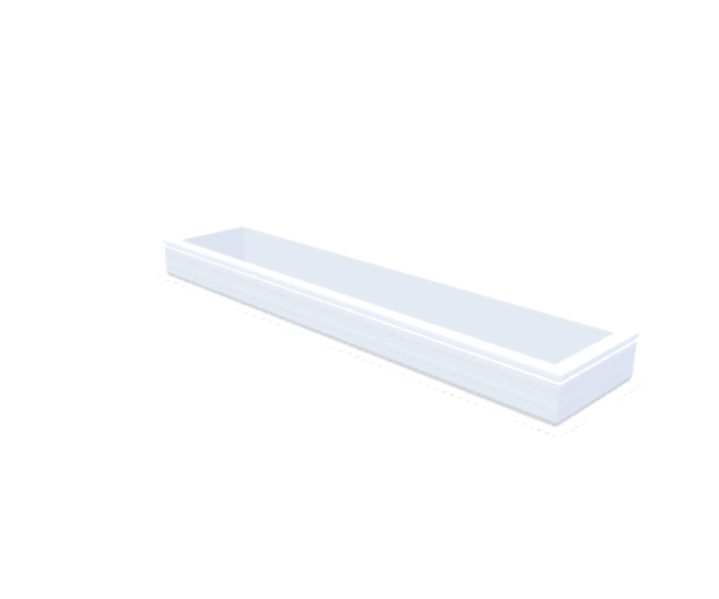 Pvc Curb Buy PVC-Curb 40x220 cm | Lichtkuppeldirekt.de – Heuveling Dakgroep