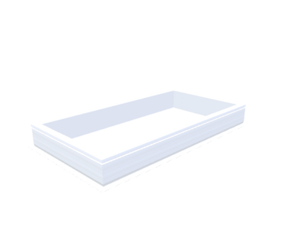 Skylux-PVC-Curb 80x160 cm-Fixed-Straight curb 20/00 (20 cm high - Standard for iWindow & iDome)-Not applicable-1