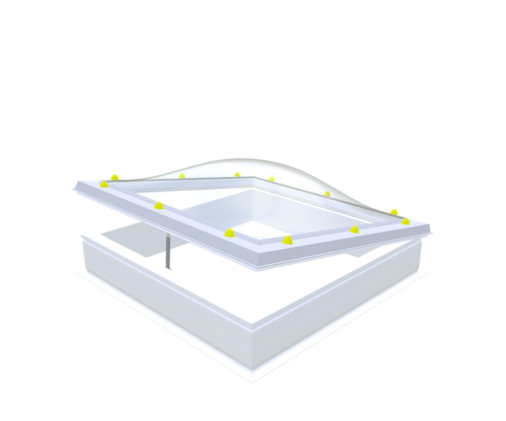 Skylux-PVC-Curb 80x280 cm-Openable-Straight curb 20/00 (20 cm high - Standard for iWindow & iDome)-Double electric spindle 230V-7