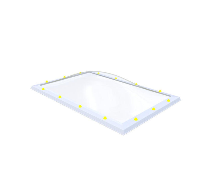 Skylux-Skylight 100x160 cm-Five-walled (0.99 W/m²K)-Acrylic (10 times more impact-resistant than glass)-Clear * just like glass-21