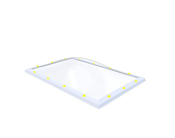 Skylux-Skylight 105x165 cm-Triple-walled (1.70 W/m²K) Heated space? Choose this version or higher!-Acrylic (10 times more impact-resistant than glass)-Clear * just like glass-11