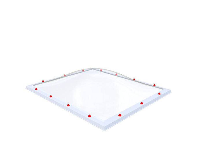 Skylux-Skylight 145x170 cm-Single-walled (least insulating - 5.17 W/m²K)-Polycarbonate (250 times more impact-resistant than glass)-Clear * just like glass-4