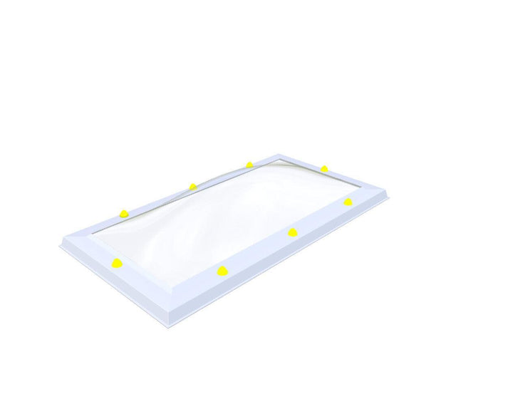 Skylux-Skylight 50x110 cm-Five-walled (0.99 W/m²K)-Acrylic (10 times more impact-resistant than glass)-Clear * just like glass-21