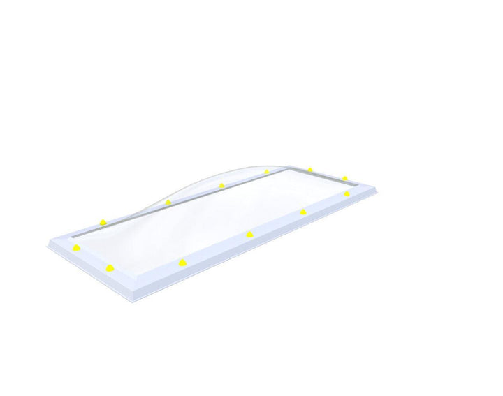 Skylux-Skylight 60x180 cm-Single-walled (least insulating - 5.17 W/m²K)-Acrylic (10 times more impact-resistant than glass)-Clear * just like glass-2