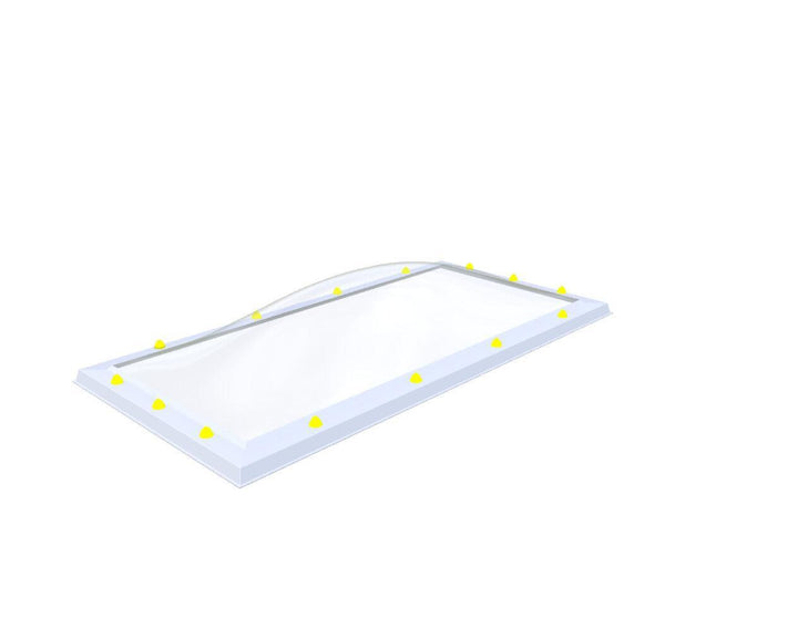 Skylux-Skylight 70x160 cm-Five-walled (0.99 W/m²K)-Acrylic (10 times more impact-resistant than glass)-Clear * just like glass-21