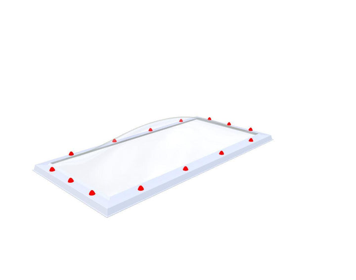 Skylux-Skylight 70x160 cm-Single-walled (least insulating - 5.17 W/m²K)-Polycarbonate (250 times more impact-resistant than glass)-Clear * just like glass-4