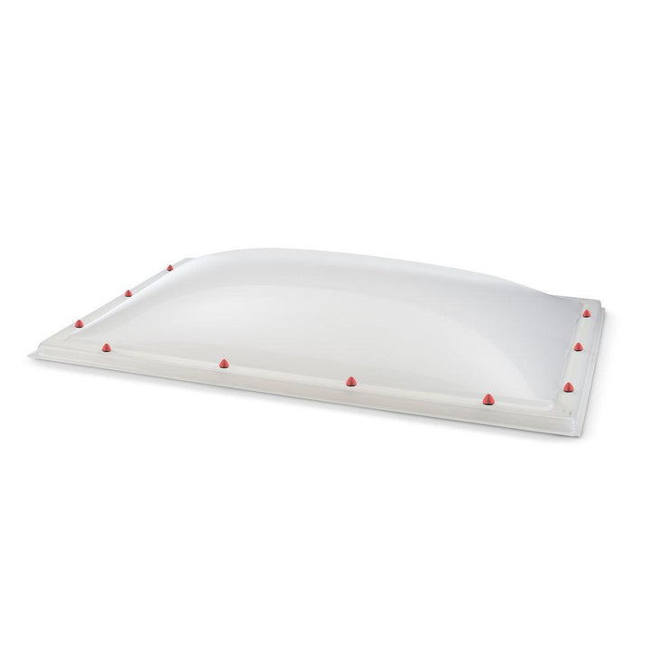 Skylux-Skylight 80x230 cm-Single-walled (least insulating - 5.17 W/m²K)-Polycarbonate (250 times more impact-resistant than glass)-Heat-reflective * opal & non transparent-5