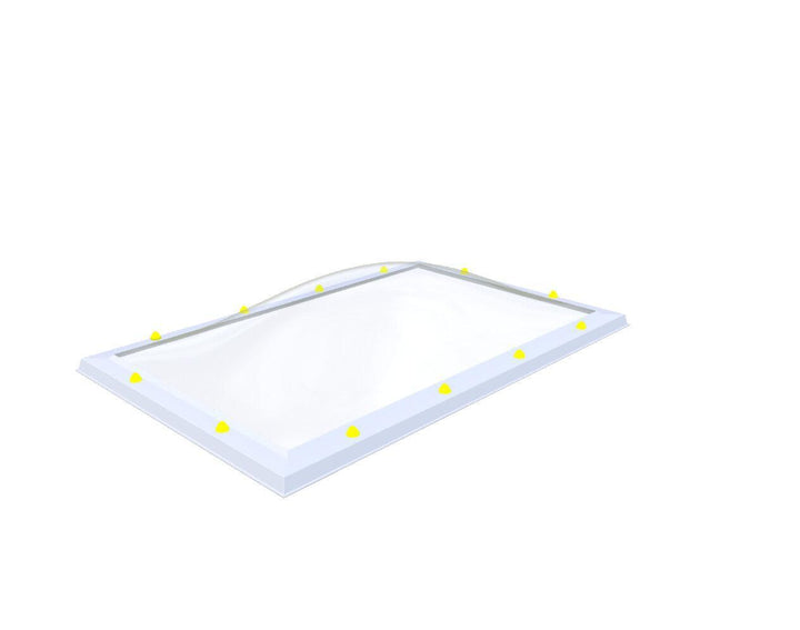 Skylux-Skylight 90x150 cm-Five-walled (0.99 W/m²K)-Acrylic (10 times more impact-resistant than glass)-Clear * just like glass-21