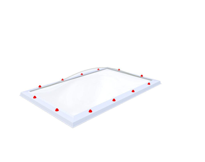Skylux-Skylight 90x150 cm-Single-walled (least insulating - 5.17 W/m²K)-Polycarbonate (250 times more impact-resistant than glass)-Clear * just like glass-4