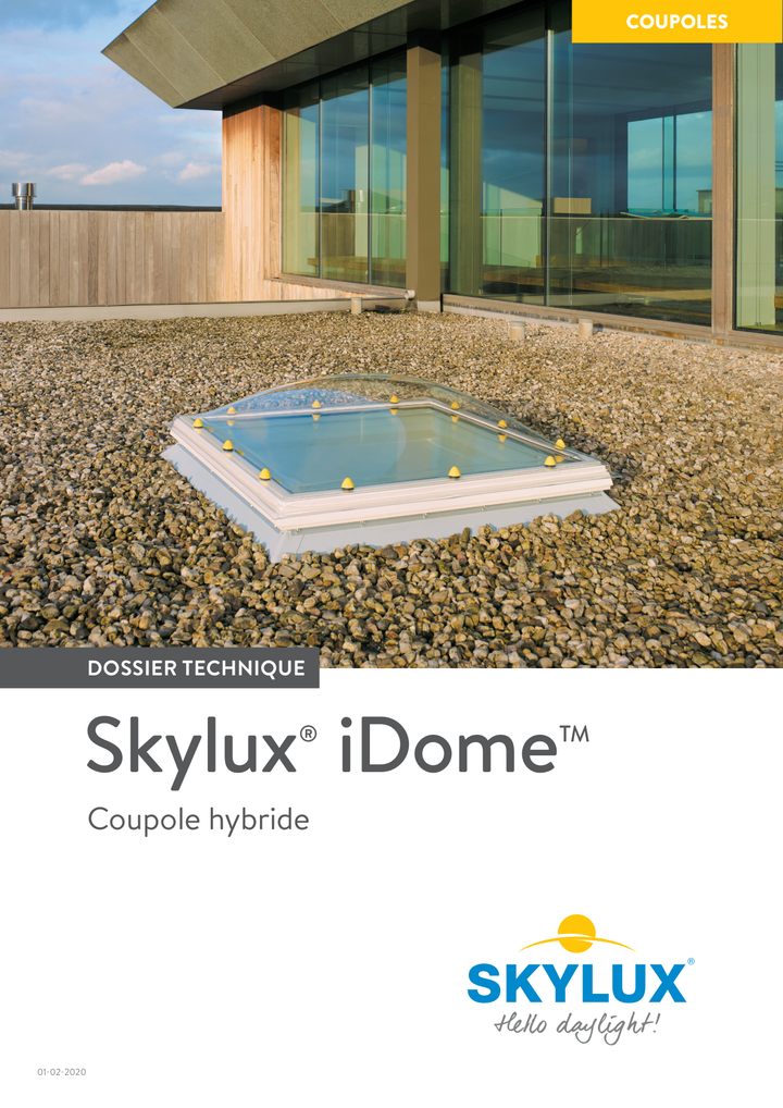 Skylux-Technical File iDome-With new Curb-Fixed-French-10